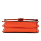 Shoulder Bag Medium Interlocking GG Chain Crossbody Medium Orange Grained Calfskin Leather