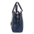 Shoulder Bag Galleria Tote Navy Saffiano Lux Leather
