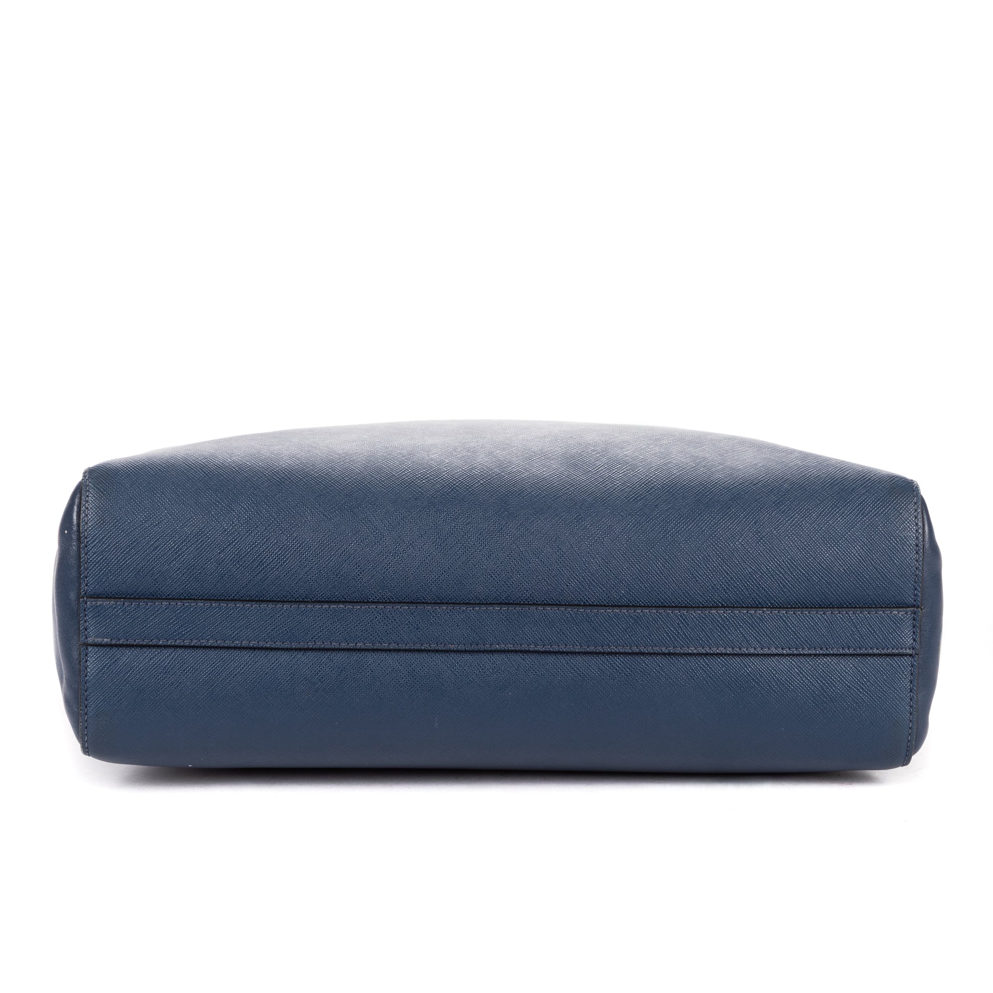 Shoulder Bag Galleria Tote Navy Saffiano Lux Leather