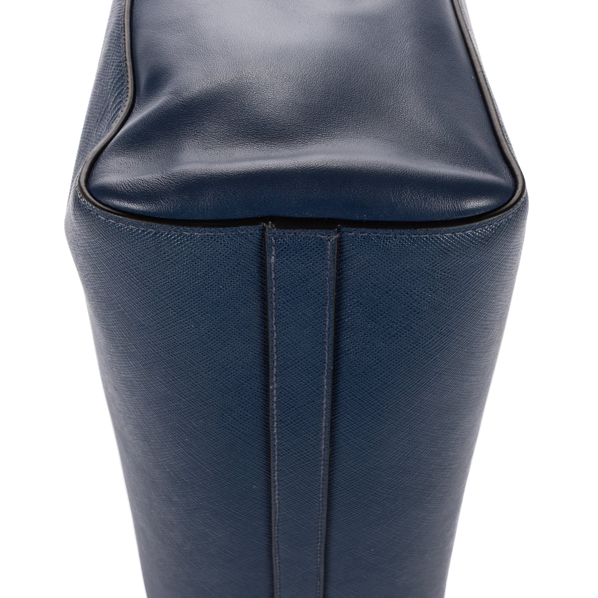 Shoulder Bag Galleria Tote Navy Saffiano Lux Leather
