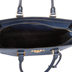 Shoulder Bag Galleria Tote Navy Saffiano Lux Leather