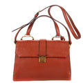 Shoulder Bag Madras Top Handle Brown Madras Leather
