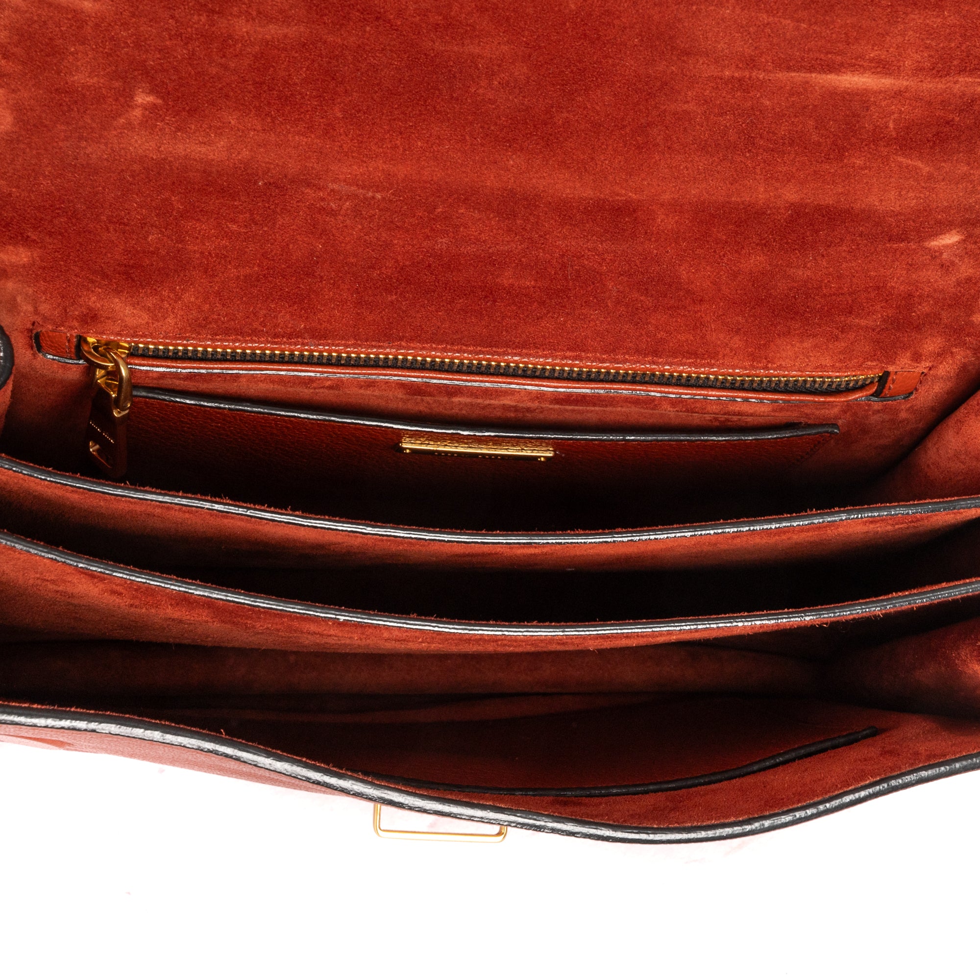 Shoulder Bag Madras Top Handle Brown Madras Leather