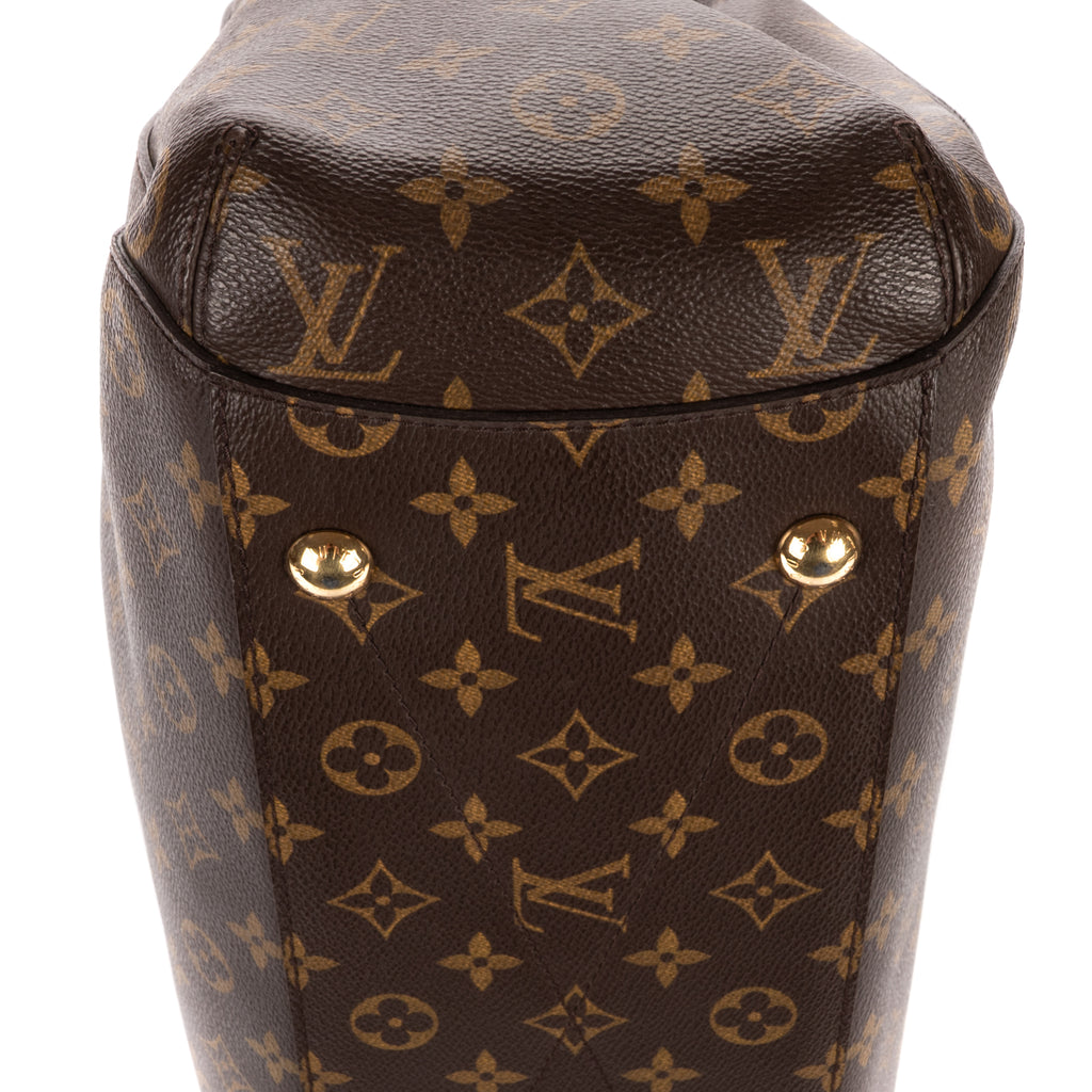Shoulder Bag Montaigne MM Brown Monogram Canvas