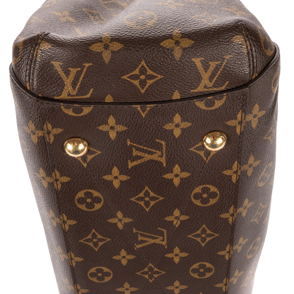 Shoulder Bag Montaigne MM Brown Monogram Canvas
