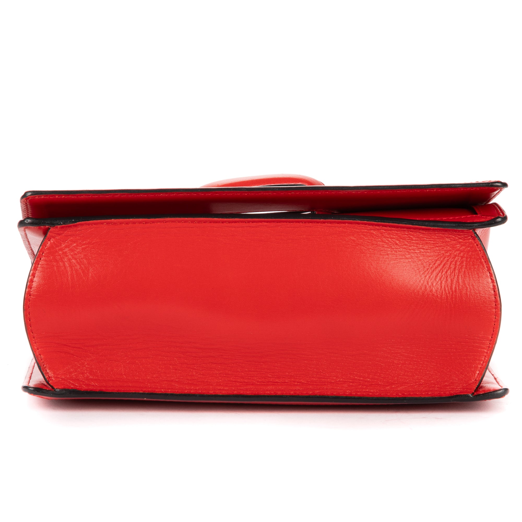 Shoulder Bag Medium Barcelona Medium Red Smooth Calfskin Leather