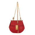 Shoulder Bag Drew Crossbody Bag Mini Red Calfskin Leather