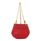 Shoulder Bag Drew Crossbody Bag Mini Red Calfskin Leather