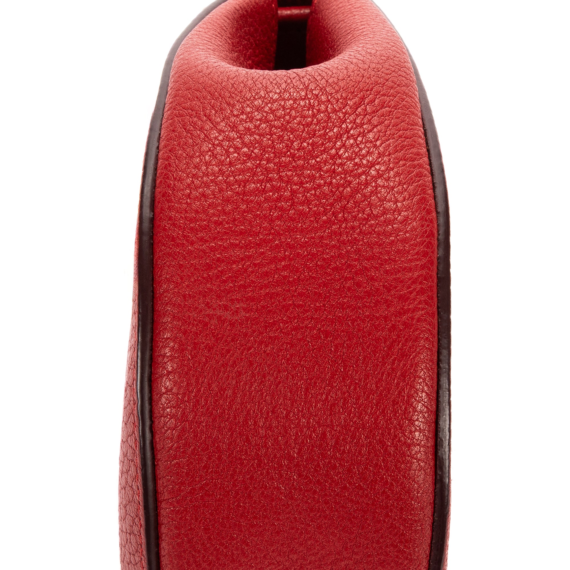 Shoulder Bag Drew Crossbody Bag Mini Red Calfskin Leather