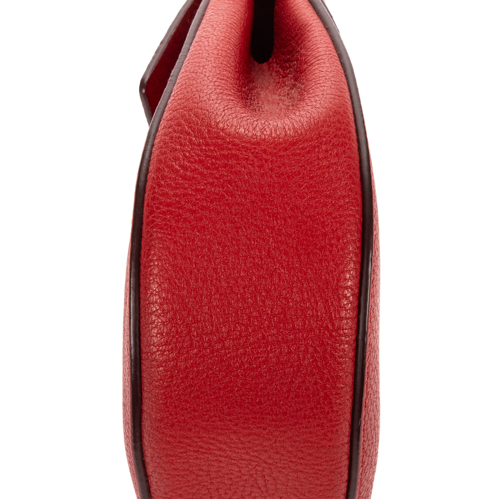 Shoulder Bag Drew Crossbody Bag Mini Red Calfskin Leather