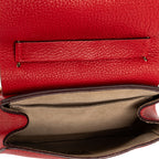 Shoulder Bag Drew Crossbody Bag Mini Red Calfskin Leather