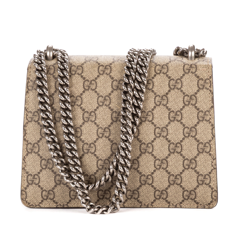 Shoulder Bag Mini Dionysus Chain Crossbody Mini Brown Supreme Coated Canvas