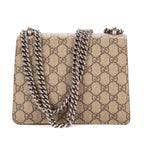 Shoulder Bag Mini Dionysus Chain Crossbody Mini Brown Supreme Coated Canvas