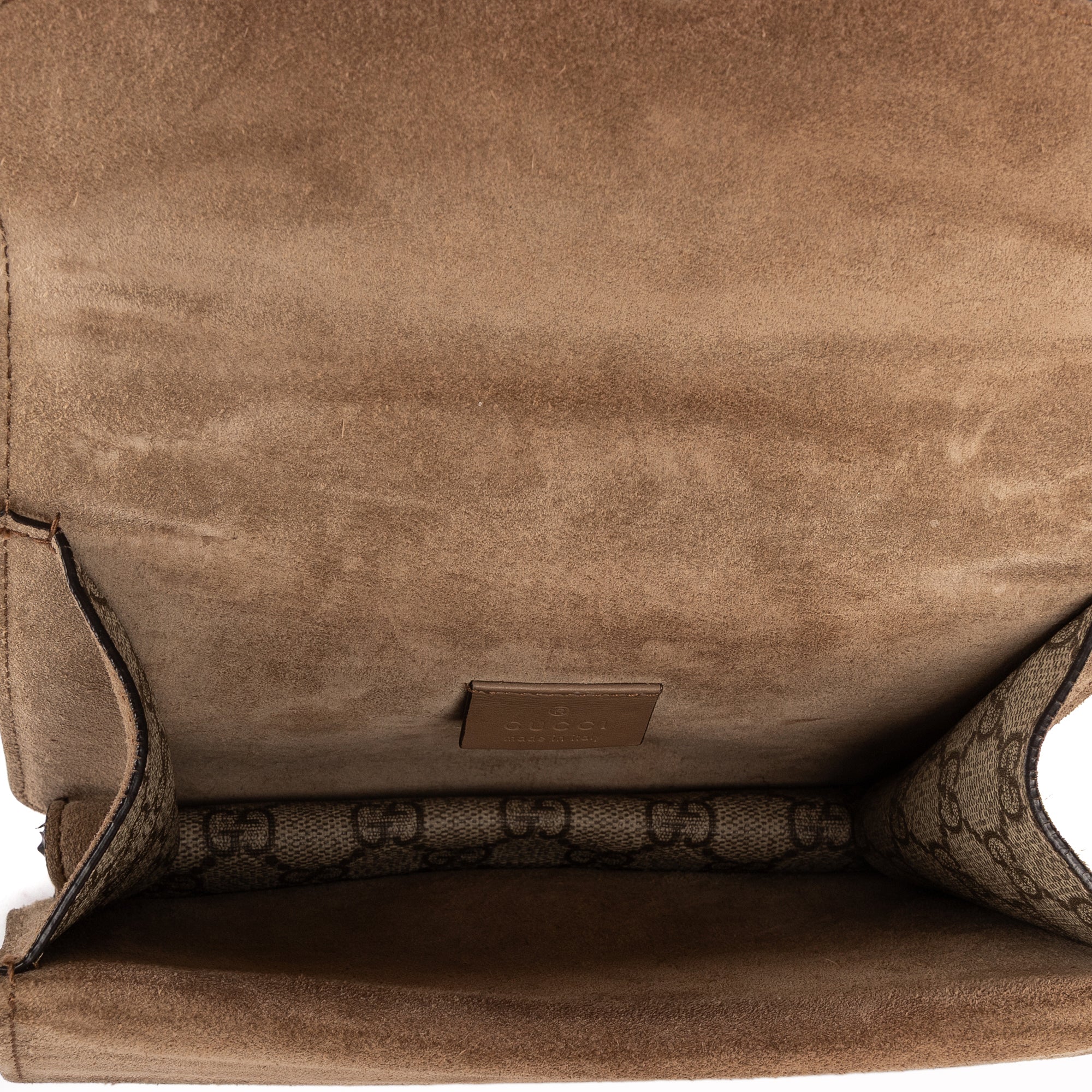 Shoulder Bag Mini Dionysus Chain Crossbody Mini Brown Supreme Coated Canvas