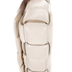 Shoulder Bag Padded Casette Chain Crossbody Ivory Maxi Intreccio Padded Leather