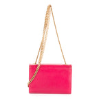 Shoulder Bag Small Tassel Kate Small Pink Grained Calfskin Leather