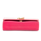 Shoulder Bag Small Tassel Kate Small Pink Grained Calfskin Leather