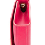 Shoulder Bag Small Tassel Kate Small Pink Grained Calfskin Leather