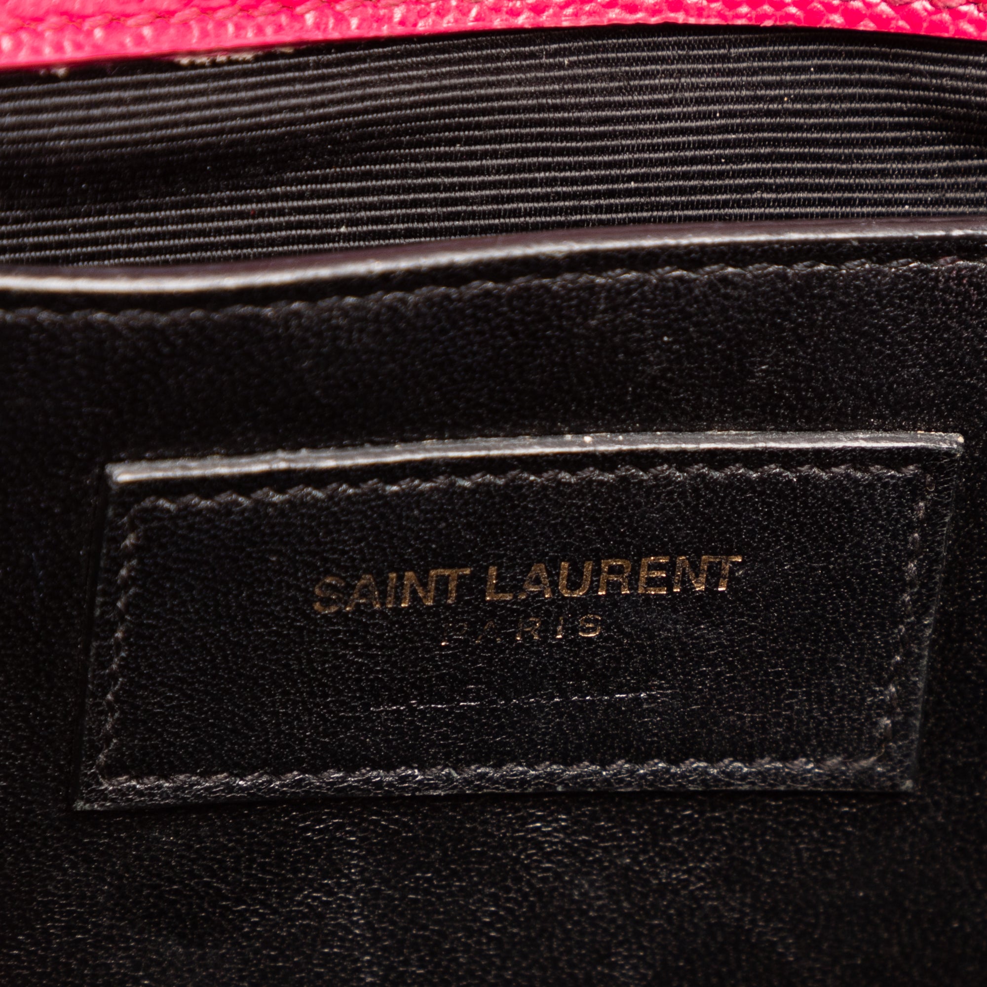 Shoulder Bag Small Tassel Kate Small Pink Grained Calfskin Leather