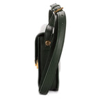 Shoulder Bag Loulou Crossbody Medium Dark Green Smooth Calfskin Leather