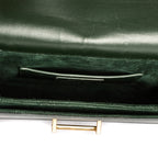Shoulder Bag Loulou Crossbody Medium Dark Green Smooth Calfskin Leather