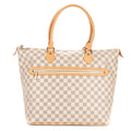 Shoulder Bag Saleya GM Ivory Damier Azur