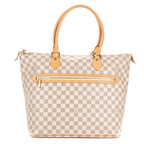Shoulder Bag Saleya GM Ivory Damier Azur
