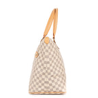 Shoulder Bag Saleya GM Ivory Damier Azur