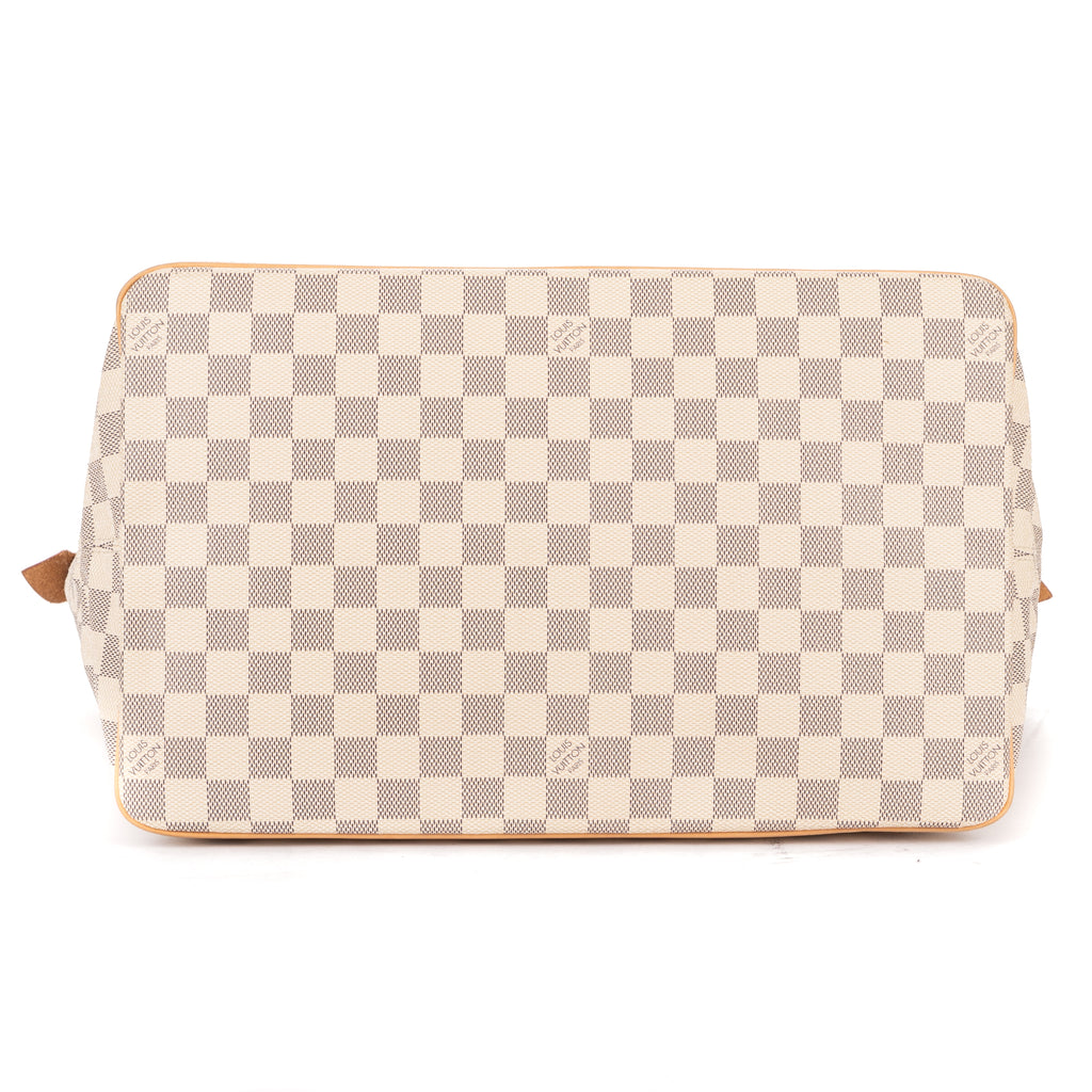 Shoulder Bag Saleya GM Ivory Damier Azur