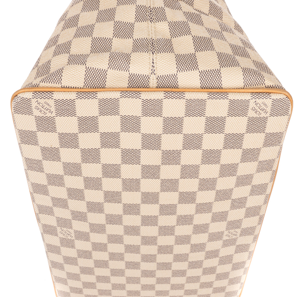 Shoulder Bag Saleya GM Ivory Damier Azur