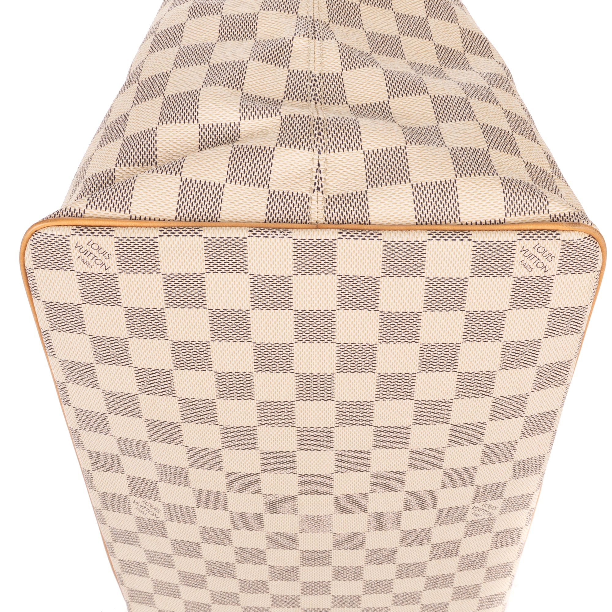 Shoulder Bag Saleya GM Ivory Damier Azur