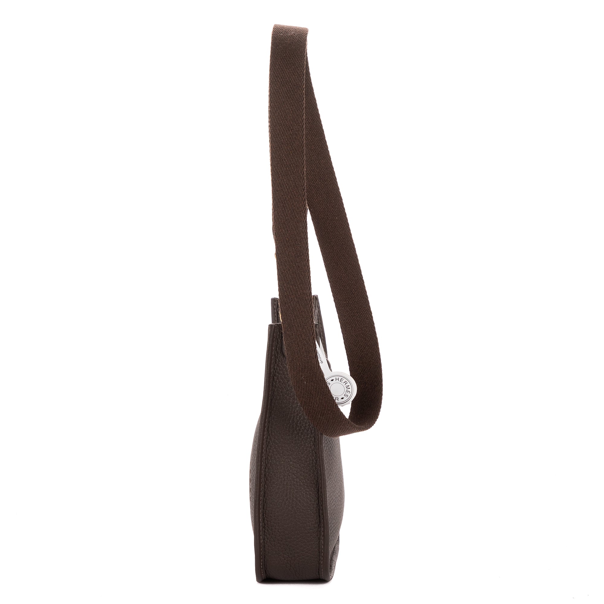 Shoulder Bag Evelyne 16 Amazone Mini Dark Brown Clemence Leather