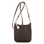 Shoulder Bag Evelyne 16 Amazone Mini Dark Brown Clemence Leather