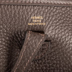 Shoulder Bag Evelyne 16 Amazone Mini Dark Brown Clemence Leather