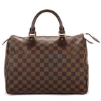 Handbag Speedy 30 30 Dark Brown Damier Ebene