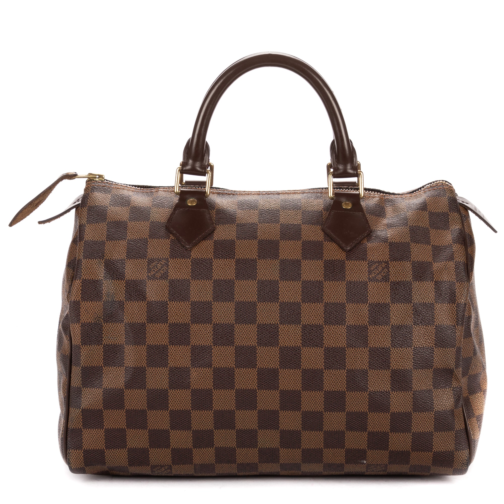 Handbag Speedy 30 30 Dark Brown Damier Ebene