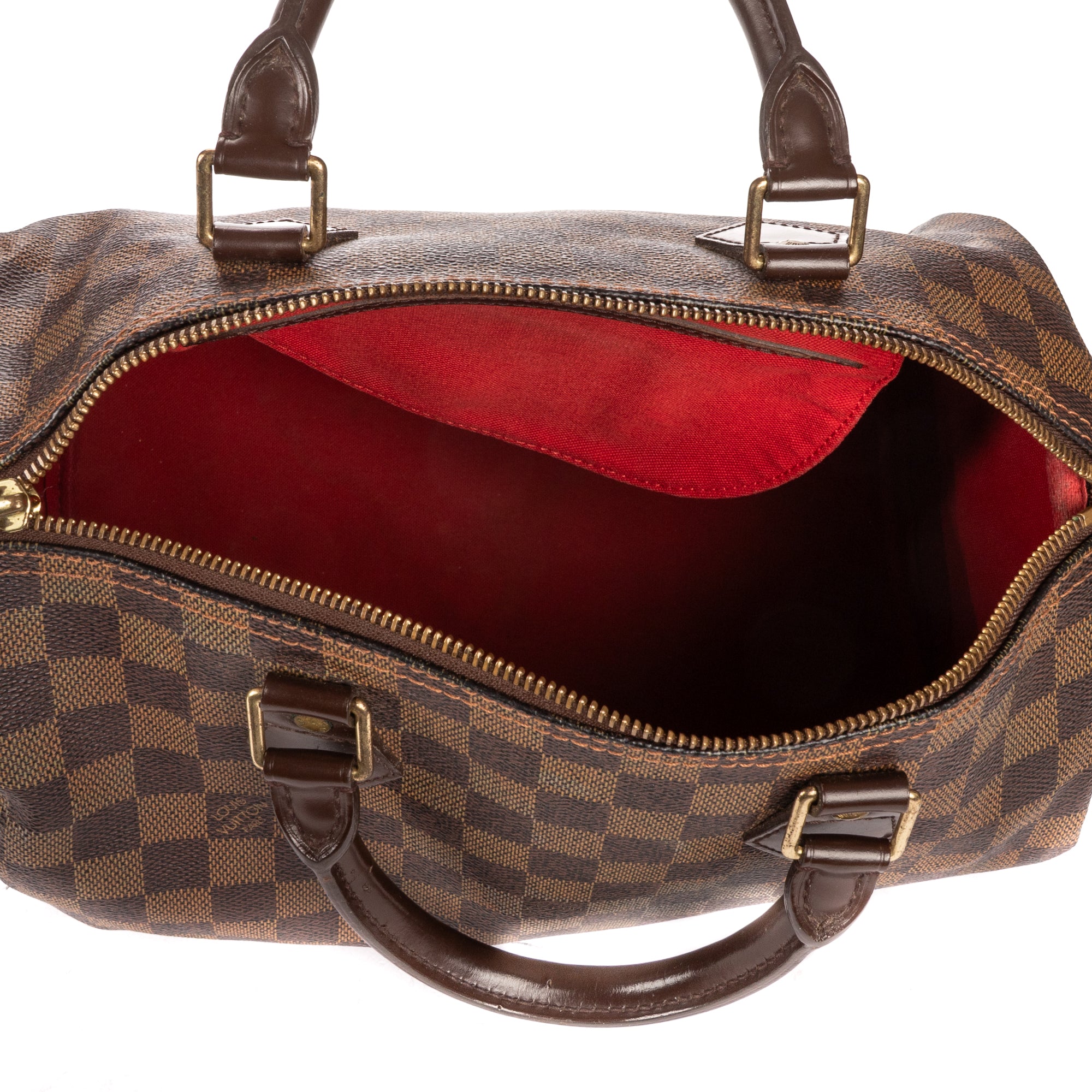 Handbag Speedy 30 30 Dark Brown Damier Ebene
