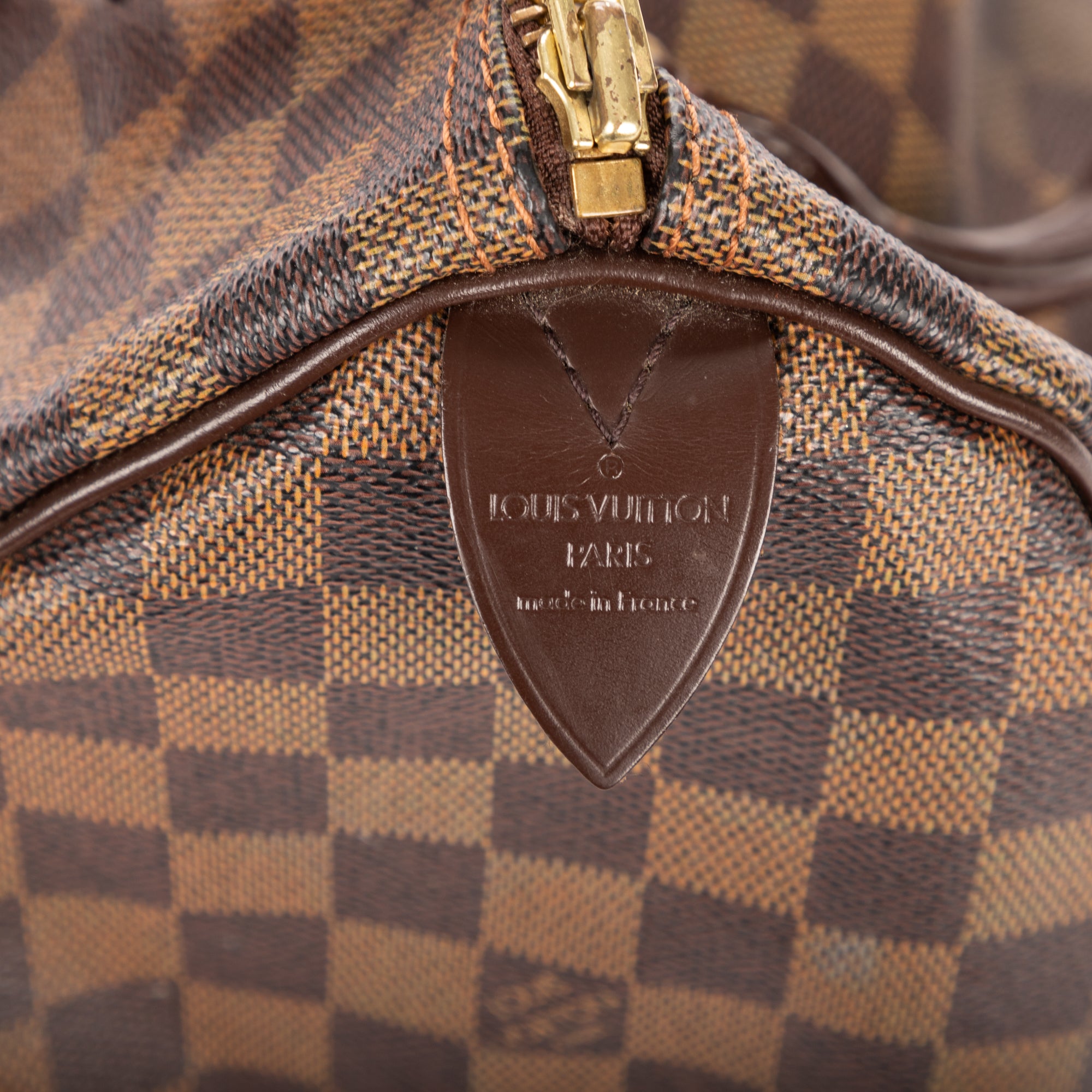 Handbag Speedy 30 30 Dark Brown Damier Ebene
