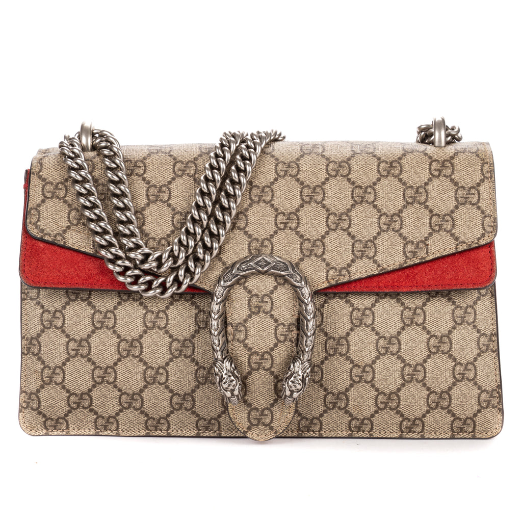 Bandolera Pequeña Dionysus Cadena Cruzada Pequeña Lona Recubierta Supreme Beige