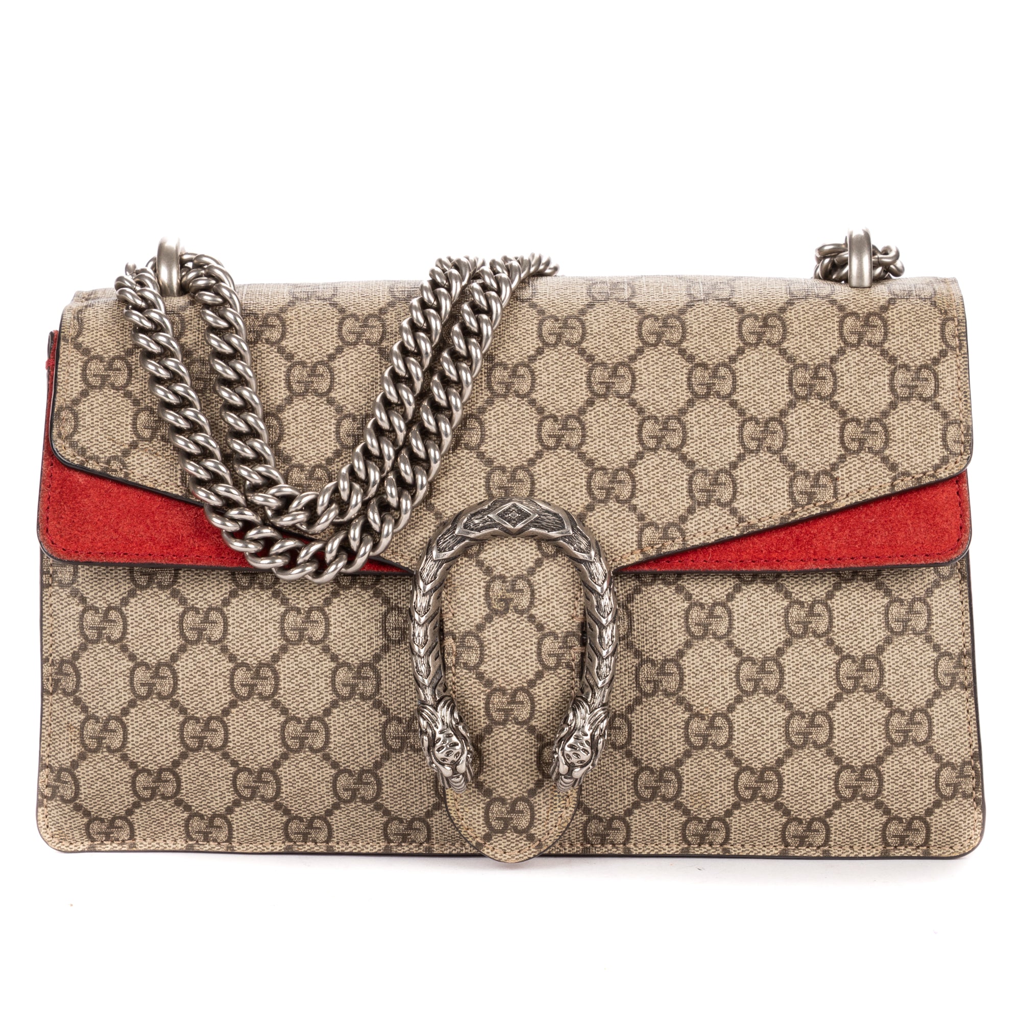 Bandolera Pequeña Dionysus Cadena Cruzada Pequeña Lona Recubierta Supreme Beige