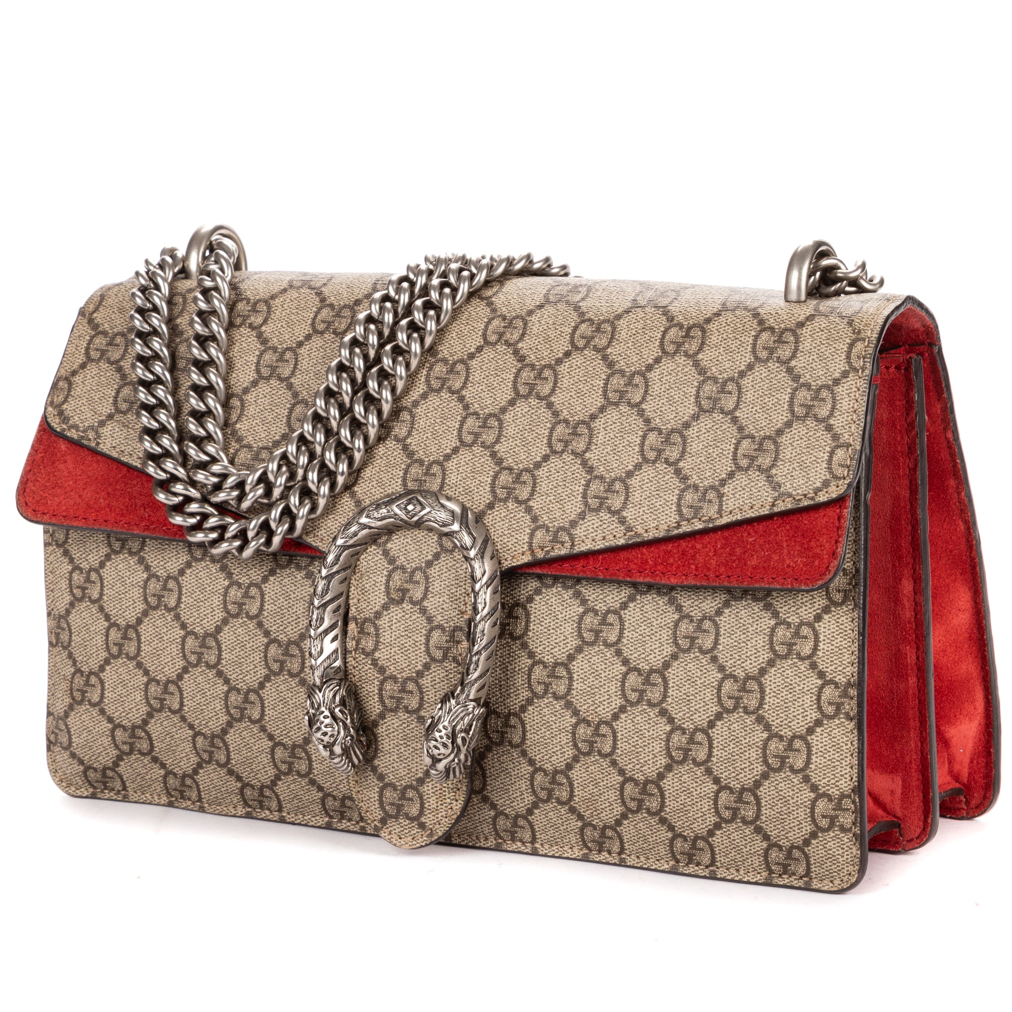 Bandolera Pequeña Dionysus Cadena Cruzada Pequeña Lona Recubierta Supreme Beige