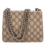 Bolso de hombro Mini Dionysus Chain Crossbody Mini Lona revestida Supreme beige