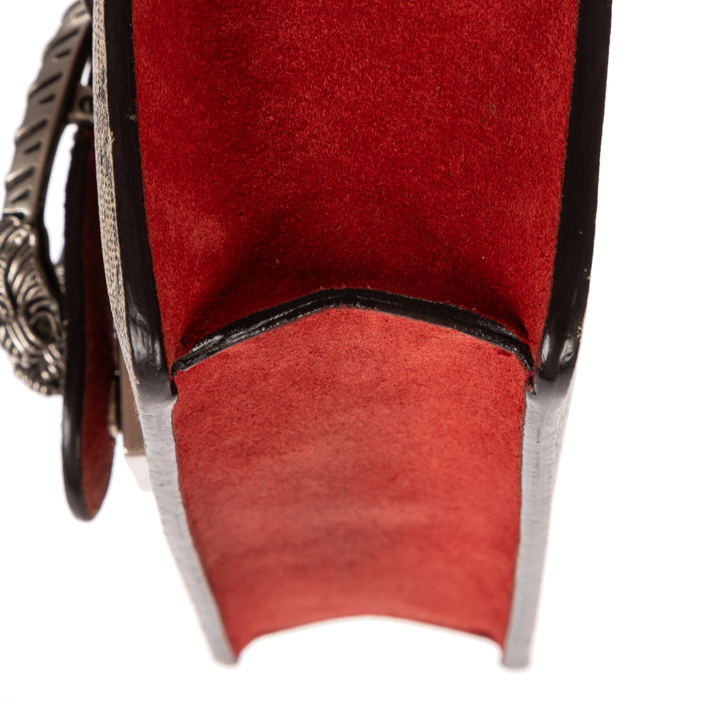 Bolso de hombro Mini Dionysus Chain Crossbody Mini Lona revestida Supreme beige