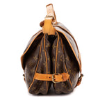 Shoulder Bag Saumur PM Brown Monogram Canvas