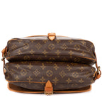 Shoulder Bag Saumur PM Brown Monogram Canvas
