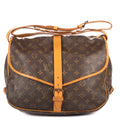 Shoulder Bag Saumur GM Brown Monogram Canvas