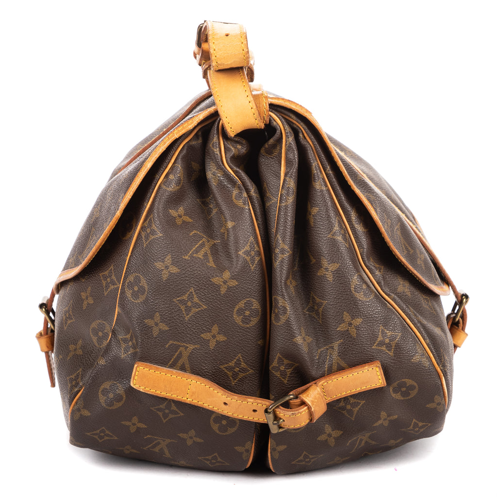 Shoulder Bag Saumur GM Brown Monogram Canvas