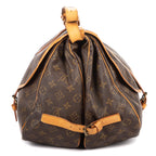 Shoulder Bag Saumur GM Brown Monogram Canvas