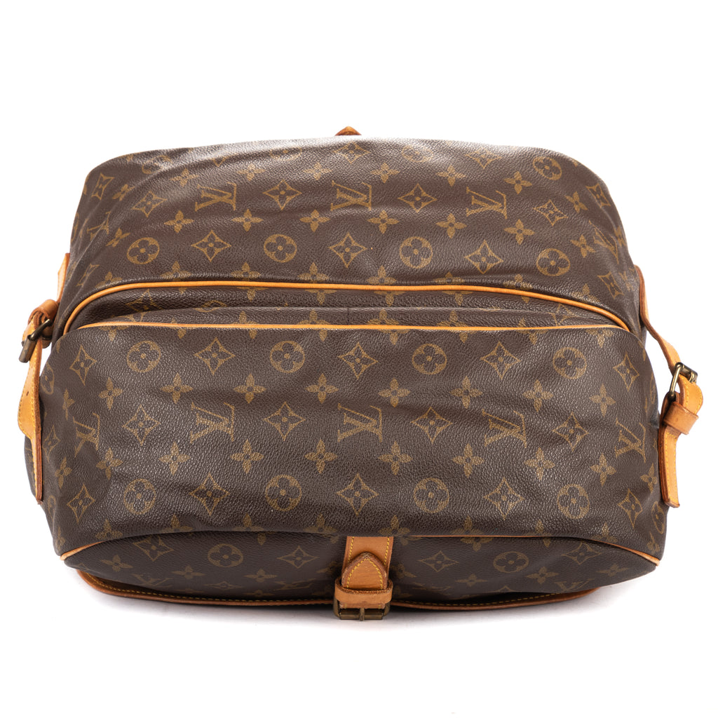 Shoulder Bag Saumur GM Brown Monogram Canvas