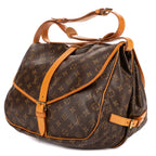 Shoulder Bag Saumur GM Brown Monogram Canvas